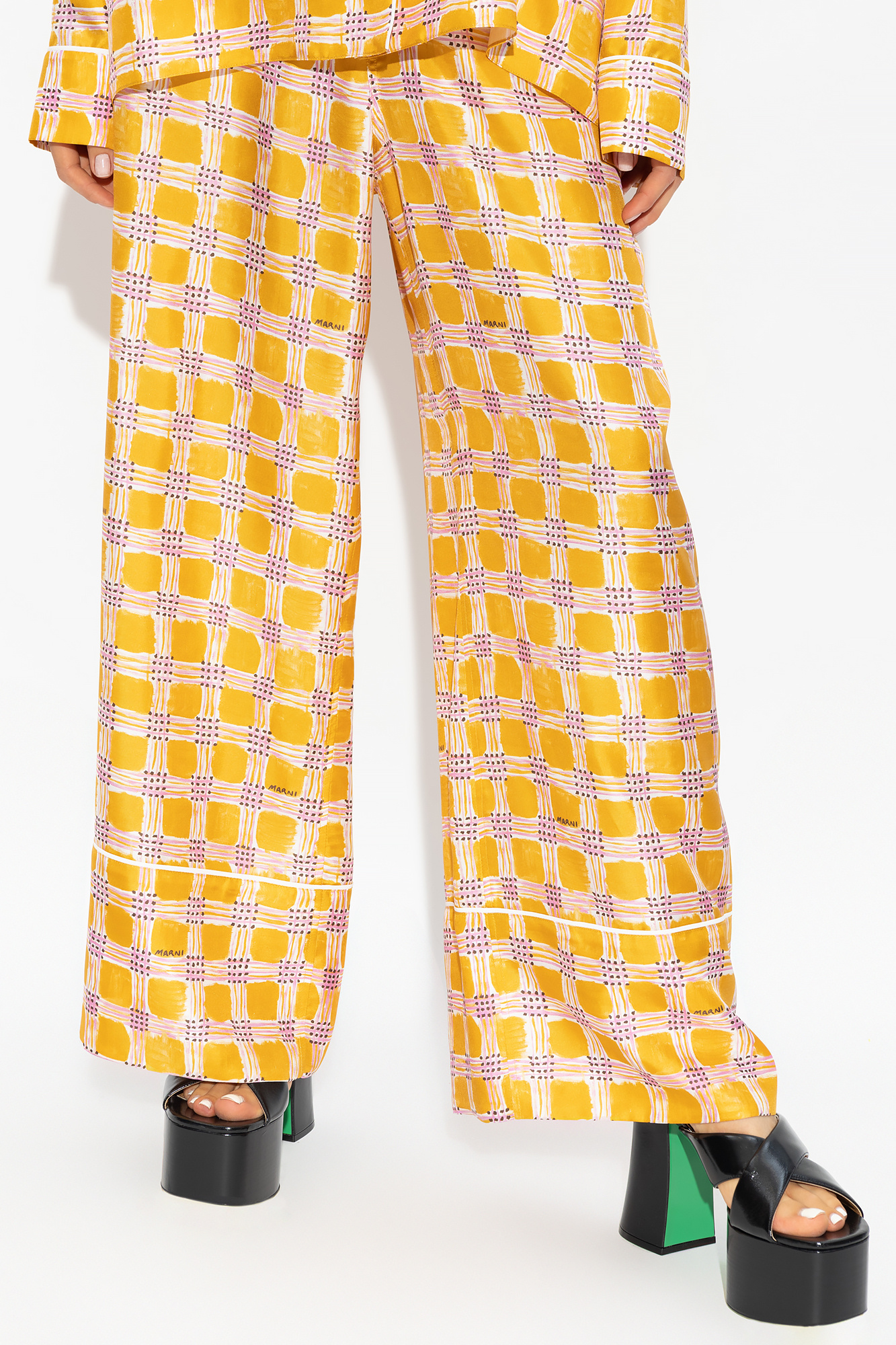 パンツ MARNI Woman Pants Camel PAMA0482SUTW839 00W75 SUMMER SALE】MARNI(マルニ)PAMA0132U1/TW839 ウールフレア
